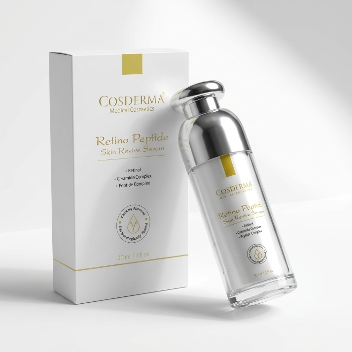 Cosderma Retino Peptide Skin Revive Serum – Retinol, Peptides & Ceramides Anti-Aging Face Serum (30ml)