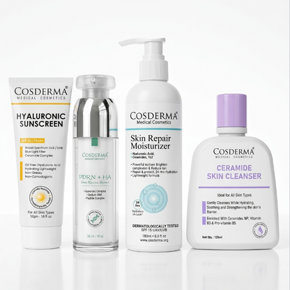 Cosderma PDRN HA Age Rewind Repair Kit – Anti-Aging & Skin Repair 4-Step Skincare Routine