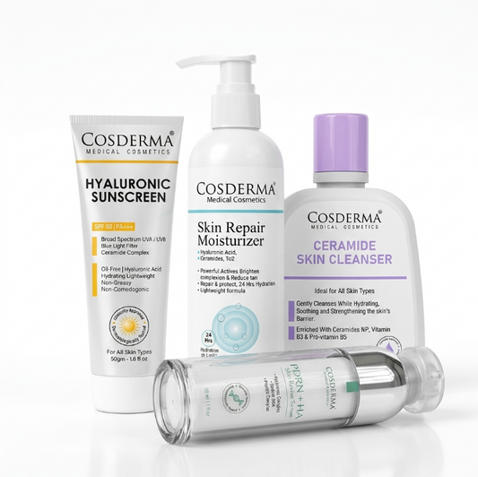 Cosderma PDRN HA Age Rewind Repair Kit – Anti-Aging & Skin Repair 4-Step Skincare Routine