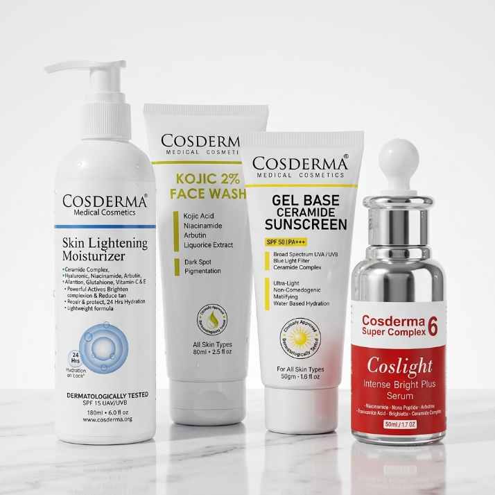 Cosderma Pigmentation Care Kit | Dark Spot & Skin Brightening Routine | 260 ml