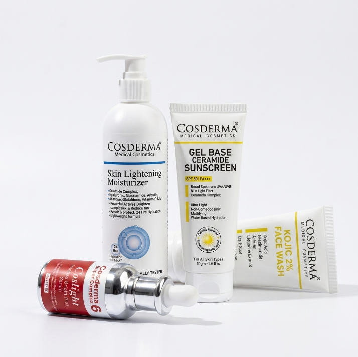 Cosderma Pigmentation Care Kit | Dark Spot & Skin Brightening Routine | 260 ml