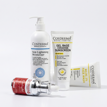Cosderma Pigmentation Care Kit | Dark Spot & Skin Brightening Routine | 260 ml