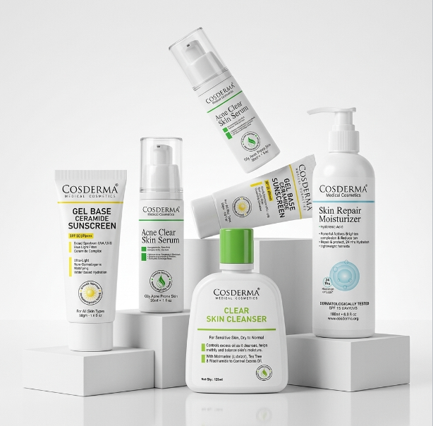 Cosderma Acne Blemish Control Kit | Clear Skin Routine | 305 ml