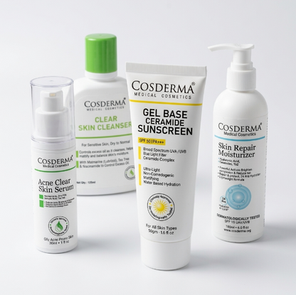 Cosderma Acne Blemish Control Kit | Clear Skin Routine | 305 ml