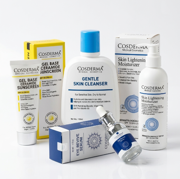 Cosderma Eye Perfection Kit – Complete 4-Step Dark Circle, Puffiness & Under Eye Care Routine
