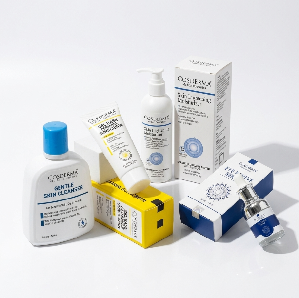 Cosderma Eye Perfection Kit – Complete 4-Step Dark Circle, Puffiness & Under Eye Care Routine