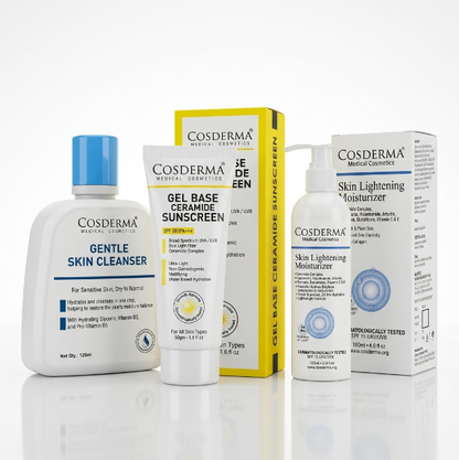 Cosderma Healthy Skin Essentials Kit 3 Step Daily Skincare Routine