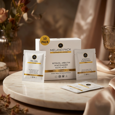 Cosderma Advance Yellow Peel + Depigmentation Peel | Skin Lightening & Rejuvenation Sachet