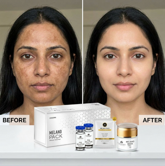 Cosderma Melano Pack - Advanced Yellow Peel for Effective Skin Lightening | Professional Derma Pack