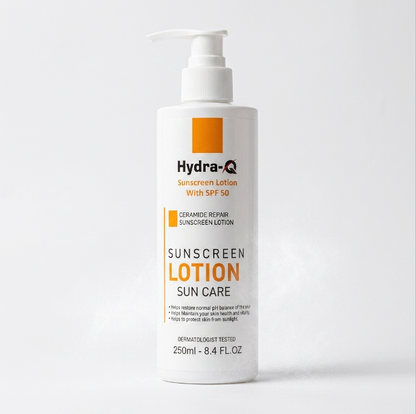 Hydra Q Sunscreen Lotion SPF 50 with Ceramide Repair - 250ml