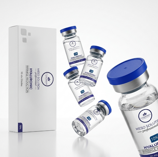 Cosderma Professional Meso Solution – Hyaluronic Wrinkle Reduction Serum | Professional Serum for Wrinkle Reduction & Hydration