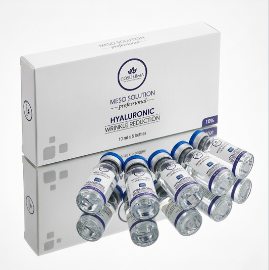 Cosderma Professional Meso Solution – Hyaluronic Wrinkle Reduction Serum | Professional Serum for Wrinkle Reduction & Hydration