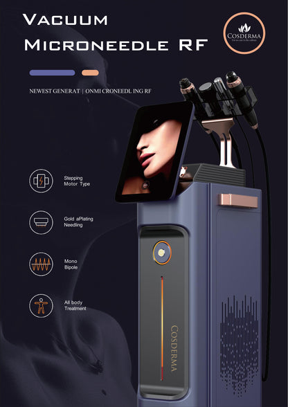 Cosderma Vacuum Microneedle Radio Frequency Machine | FDA Approved Vacuum MNRF Machine with Mono and Bipolar Mode | Micro Needling RF Machine