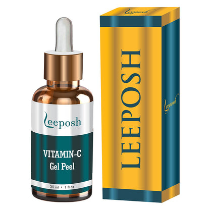 Leeposh Vitamin C Gel Peel with Glycolic Acid and Lactic Acid – Skin Lightening Peel