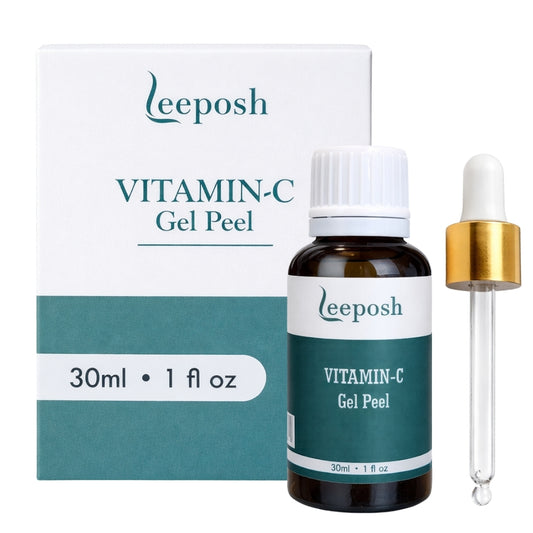 Leeposh Vitamin C Gel Peel with Glycolic Acid and Lactic Acid – Skin Lightening Peel
