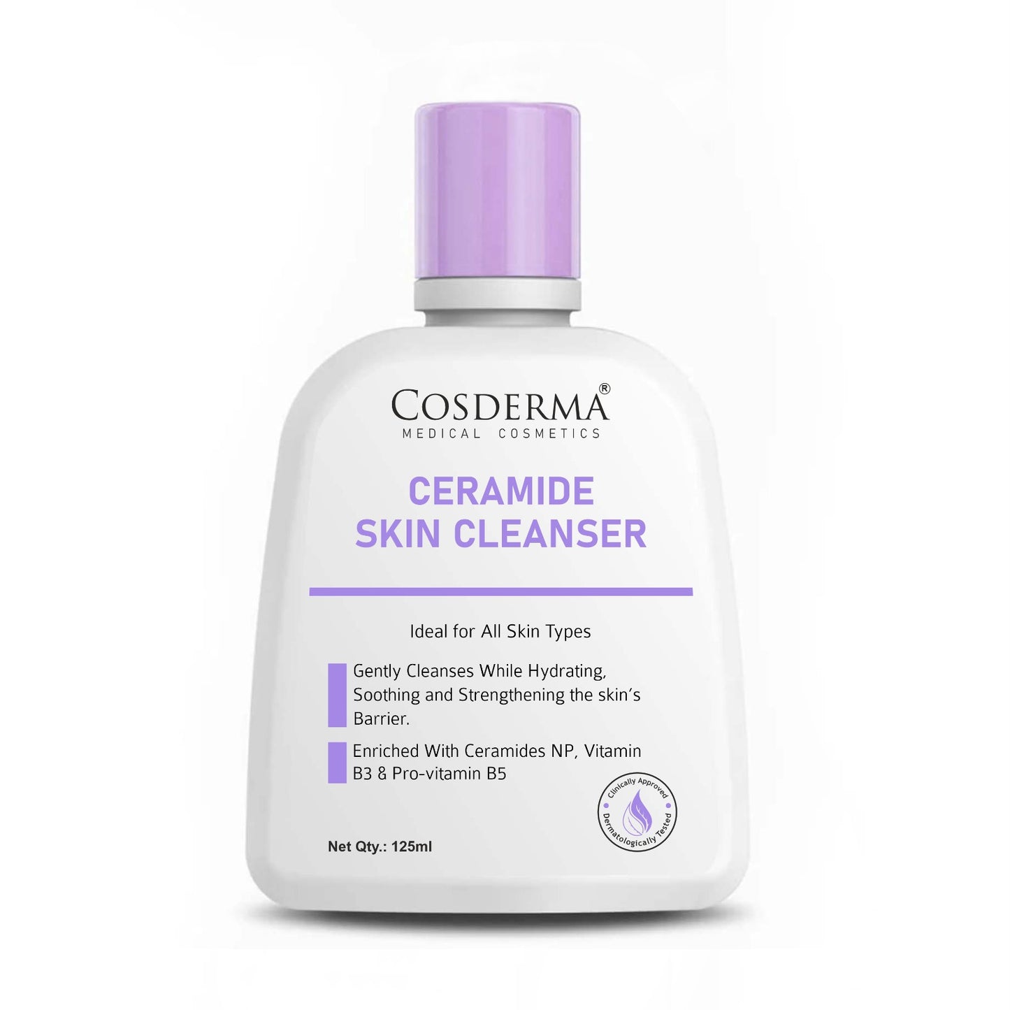 Cosderma Ceramide Skin Cleanser – Hydrating & Barrier Strengthening Cleanser for All Skin Types