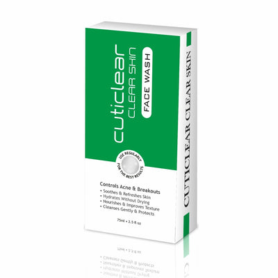 Cuticlear Acne Face Wash | Natural Ingredients for Clear, Healthy Skin