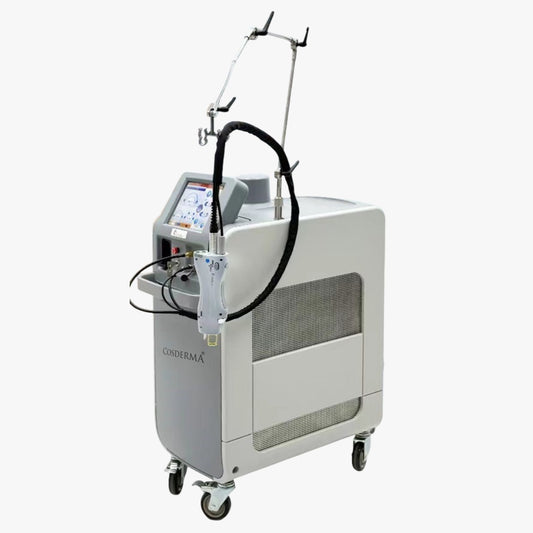 Cosmetic device with 'Candela' branding on a white background
