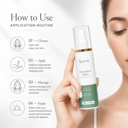 Leeposh Facial Peel Neutralizer Spray - Calm & Sooth Skin Post Peel