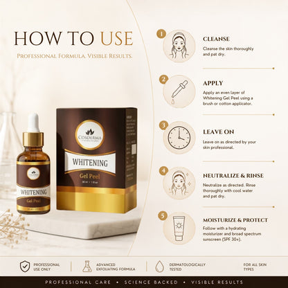 Cosderma Whitening Peel | Brightening & Rejuvenating Skincare | Professional Derma Peel