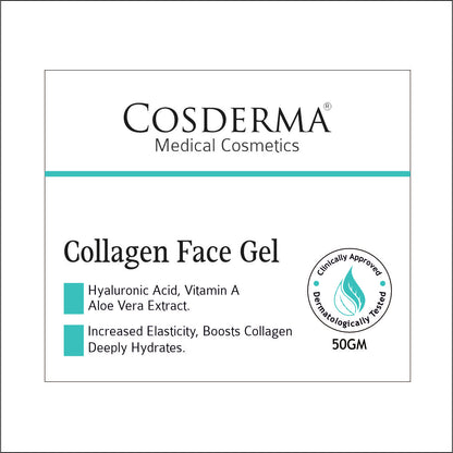 Cosderma Collagen Face Gel | Ultra-Hydrating & Anti-Aging for All Skin Types