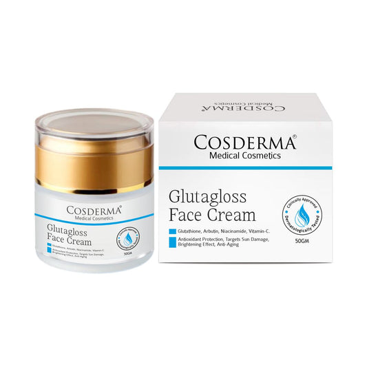 Cosderma Glutagloss Face Cream - Advanced Brightening & Nourishing Moisturizer