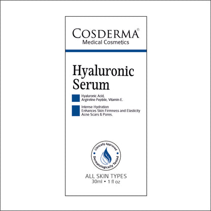 Cosderma Hyaluronic Acid Serum | Hydration, Firming & Skin Texture Enhancement