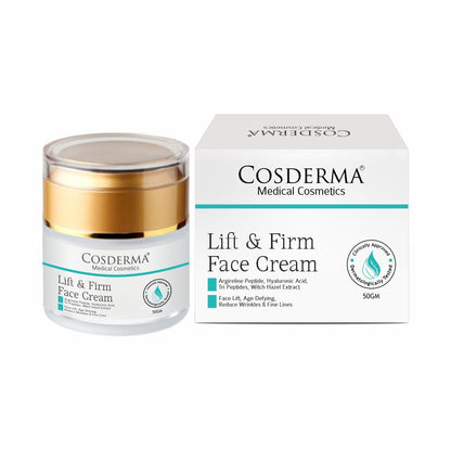 Cosderma Lift & Firm Face Cream for Peptide-Infused Anti-Aging and Firming Treatment