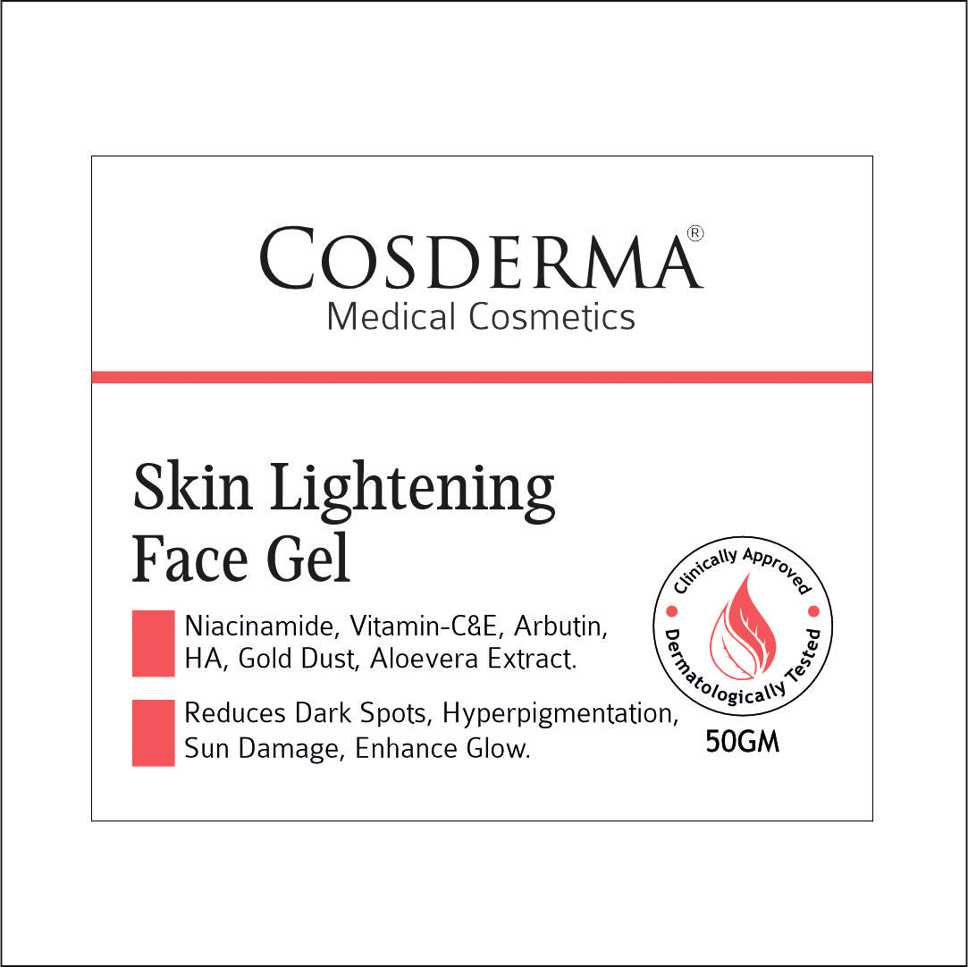 Cosderma Skin Lightening Face Gel | Anti-Aging & Even Skin Tone