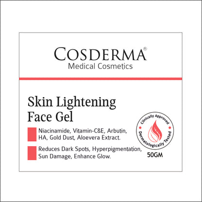 Cosderma Skin Lightening Face Gel | Anti-Aging & Even Skin Tone