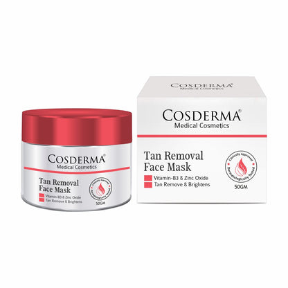 Cosderma Tan Removal Face Mask - Reduce Tan, Acne, Spots & Wrinkles