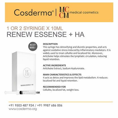 MCCM Renew Essence + HA Syringe