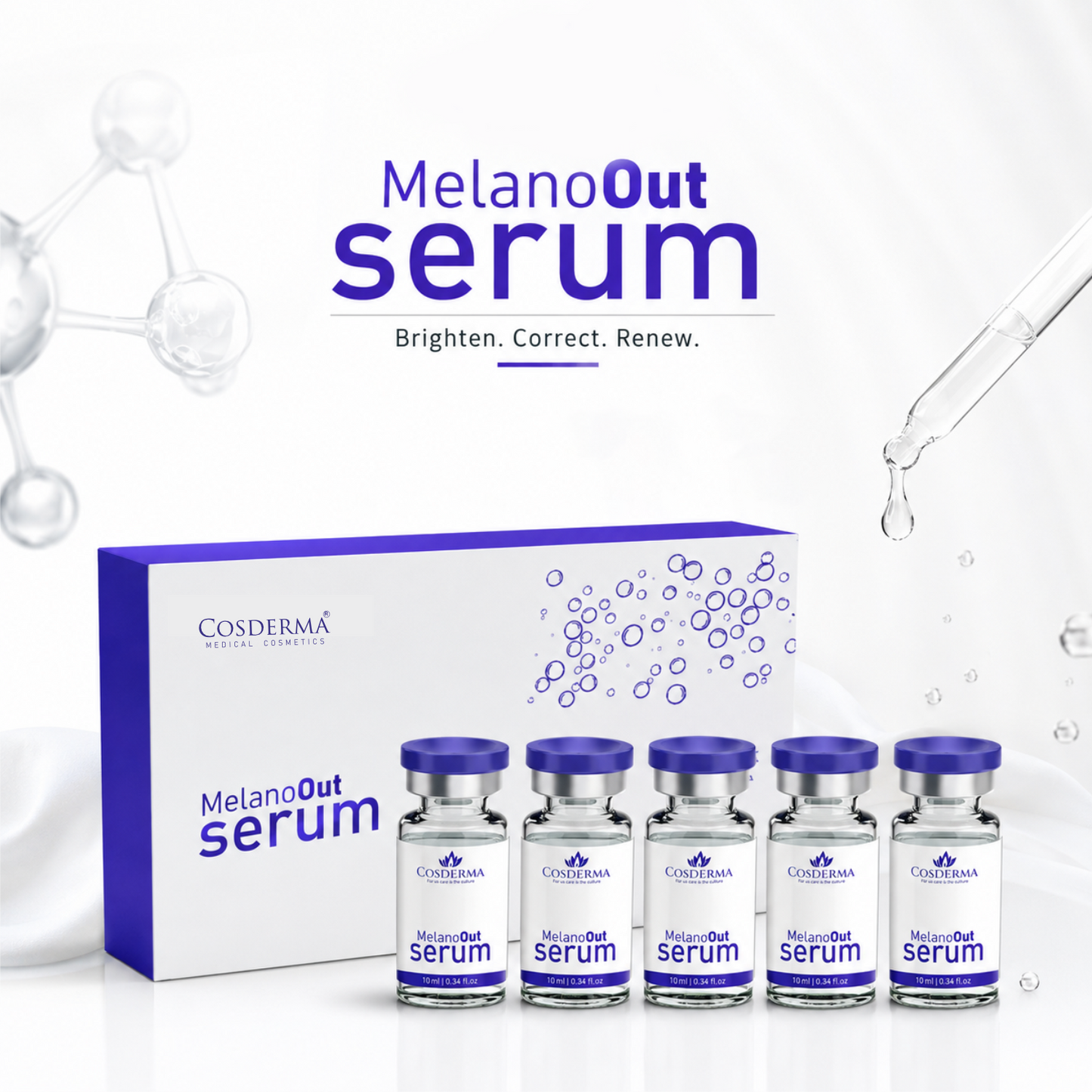 Cosderma MelanoOut Serum - Best Serum for Hyperpigmentation, Dark Spots & Brightening | Professional Serum