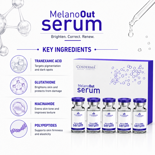 Cosderma MelanoOut Serum - Best Serum for Hyperpigmentation, Dark Spots & Brightening | Professional Serum