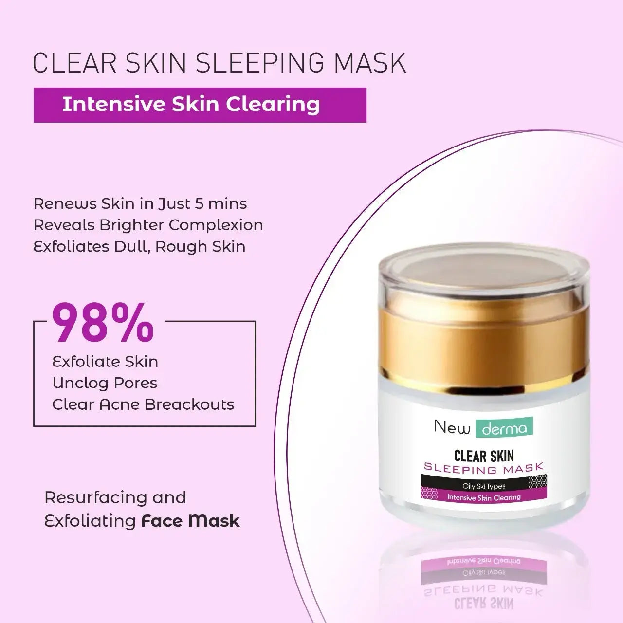 Newderma Clear Skin Sleeping Masque for Acne & Oil Control