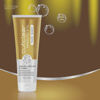 Cuticlear Brightening Face Wash | Exfoliate & Even Skin Tone