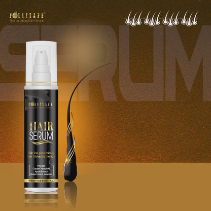 Follisafe Hair Regrowth Serum with Procapil, Copper Tripeptides & Apple Stem Cell