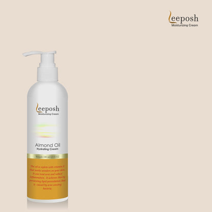 Leeposh Almond Oil Moisturizing Cream - Hydrating & Anti-Aging