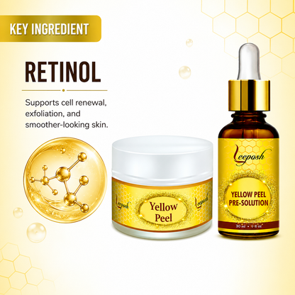 Leeposh Yellow Retinol Peel for Skin Rejuvenation & Pigmentation Removal